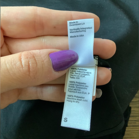 AMERICAN APPAREL Midi Flare Black High Waist Fully Lined Skirt Women’s SZ XS 24” - Picture 5 of 16